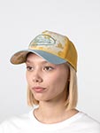 Бейсболка VON DUTCH арт. VD/1/CT/SUBL/12 (желтый / голубой)